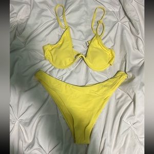 Yellow bikini